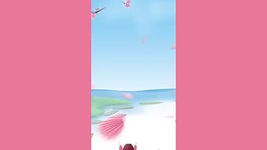 春天樱花节动态海报AE模板视频的预览图